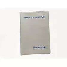 Capa Porta Manual Proprietario Gurgel Cinza Azul