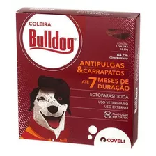 Coleira Tratamento Anti Pulga E Carrapato Para Cães Bulldog