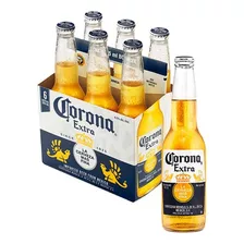 Cerveza Corona Pilsen 330ml Caja X6u Porrón Clásica Dorada 