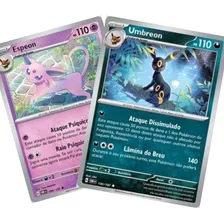 Carta Pokémon: Kit Espeon + Umbreon Obsidiana Em Chamas