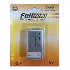 Bateria Recargable 9v 200 Mah Full Total Alta Duracion