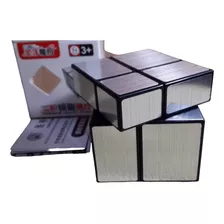 Cubo Mágico Rubik 2x2 Mirror Plata Shengshou Rosario