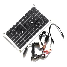 Nuzamas 20 W 18 V Panel Solar Semi Flexible Celda Monocrista