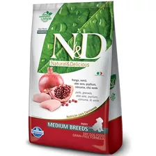 Alimento Perro Cachorro Mediano N&d Grain Free Pollo 10kg Np