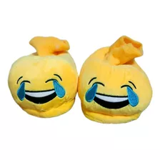 Pantuflas Emoji Cara Sonriente Para Niños Emoticón Babuch