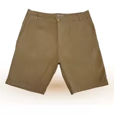 Bermuda Guanaco Corte Chino - Beige