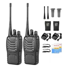 Radio Walkie Talkie Baofeng Bf-888s X2 Uhf Bateria 2800m Ah