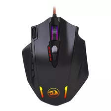 Mouse Gamer Redragon Impact M908 Rgb 18 Botones 12400 Dpi Pc