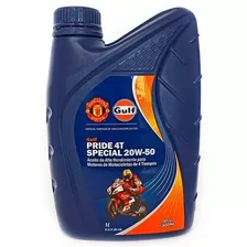 Lubricante Gulf Pride Moto 4t Special 20w50 Mineral 1l Bote