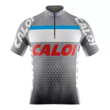 Camisa Ciclismo Mtb Caloi Cinza *frete Grátis*