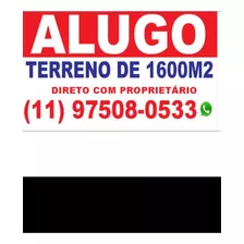 Alugo Ou Vendo Terreno Plano 1600m2 Jd Palanque Iguatemi