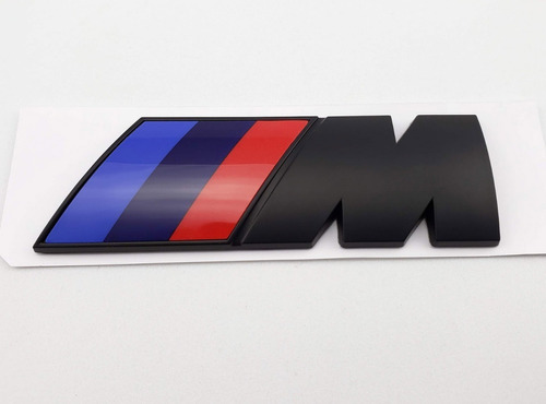 Emblema Bmw Tipo  M   En Color Negro Mate Foto 5