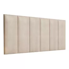 Cabeceira Para Quarto Cama Box Casal 1,40x55 Suspensa Suede