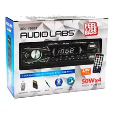 Auto Estéreo Audiolabs Bluetooth Usb Aux Fm Sd Adl700bt