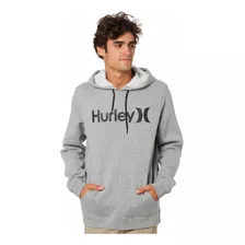 En Stock Abfa Shop Polera Hurley Logo Capucha Gris Plomo