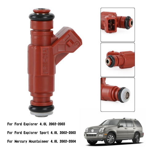 6 Inyector Combustible Para Ford Explorer Mercury Mountainee Foto 7