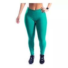 Calca Leg Suplex Feminina Lisa Cos 8cm Moda Fitness Dia Dia 