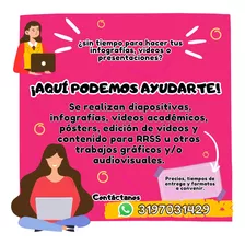 Infografías, Pósters, Videos, Contenido Para Rrss