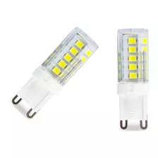 6 Lâmpada Led Halopim G9 Lustres 3w Bivolt Branco Quent/fri