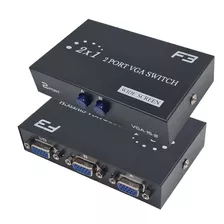 Seletor Chaveador Switch Vga 2 Entradas 1 Saída 947 Jc-sw-vga F3