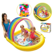 Piscina Inflável Infantil Piscina Playground C/ 50 Bolinhas