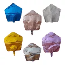 Globos Foil (metalizados) Unicolor Estrella 18 Pack De 12