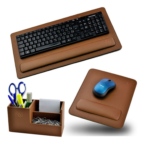 Kit Organizador De Mesa Escritório Office Designer Od1697