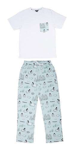 Pijama Pantalón Little Bit Diseños Chile-100% Algodón Hombre