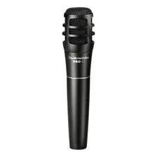 Microfone Audio-technica Pro63 Dinâmico Cardióide Xlr Cor Preto