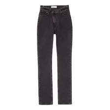 Jeans Tiro Alto Abercrombie&fitch Slim Straight Talla 6long