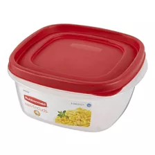 2 Contenedores Rubbermaid Easy Find Lids 1.2lts Original Usa