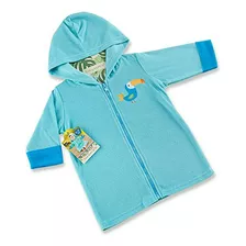 Bebé Aspen Tropical Tucán De Playa Con Toldo Zip Up, Azul.