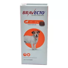 Antipulgas Para Perro Bravecto 4.5-10kg