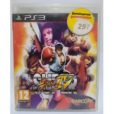 Super Street Fighter 4 Jogo Original Para Ps3 Mídia Física