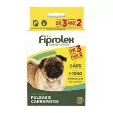 Fiprolex Antipulgas Cães E Gatos Promoção Leve 3 Pague 2 