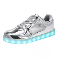 Zapato Con Luz Led Para Mujer Tenis Para Dama