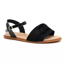 Sandalia Casual De Dama 225450-107 Negro