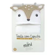 Toalla Capucha Premium Mini Me Niña Venado