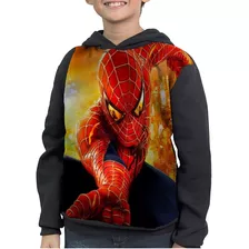  Casaco Moletom Infantil Homem Aranha Spider Man