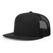 Gorra Jockey Snapback Trucker Plana Negra