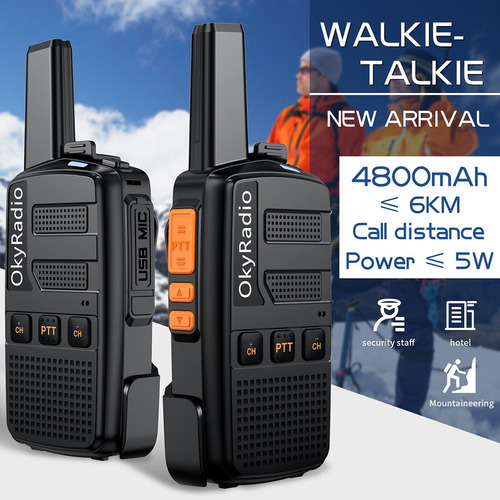 Radio Porttil Radio Walkie-talkie 2 Piezas Foto 8