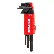 Juego De 10 Llaves Craftsman Allen Tipo L - Sistema Mm Cta