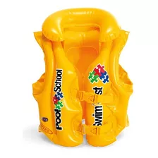 Chaleco Salvavidas Inflable Flotador Piscina Amarillo