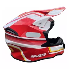 Capacete Ims Fire Vermelho Motocross | Ims