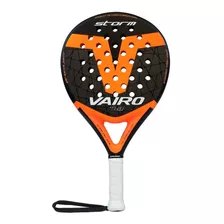 Paleta Padel Vairo 7.3 Storm Europa Color Negro/naranja