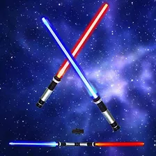 Laser Swords 2-en-1 Led (6 Colores) Light Sable Sword Set Co