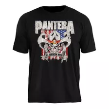 Camiseta Pantera Skull Americana Stamp Ts 1587