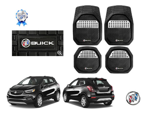 Tapetes 3d Logo Buick + Cubre Volante Encore 2018 2019 2020 Foto 2
