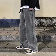 Vaqueros Para Hombre, Versión Coreana, Pantalones Casuales P