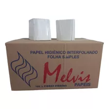 Papel Higiênico Interfolhado Cai Cai Melvis C/8000